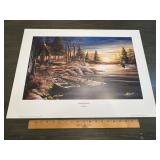 David Krech 'Peaceful Haven' Signed Numbered Print