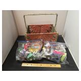 Picnic Basket And Cookie Cutter Lot