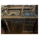 Antique 1880 Walnut Desk