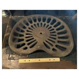 Deering Cast Iron Tractor Seat
