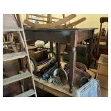Dark Wood Utility Table