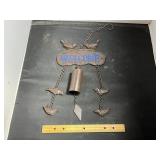 Welcome Bird Wind Chime Sign