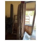 Long Rustic Wood Posts