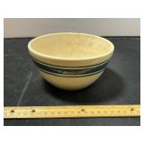 Striped Pottery Mixing Bowl
