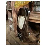 3 Metal Folding Chairs