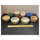 Assorted Pottery Mixing Bowls Lot