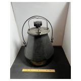 Black Milking Bucket