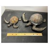 Metal Turtle Wall Decor Lot
