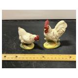 Chicken And Rooster Salt Pepper Shakers
