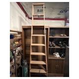 New Johnson Wood Step Ladder