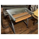 Glass And Chrome Desk