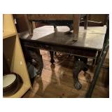 Carved Animal Leg Table