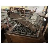 Wire Basket And Cast Iron Griddles