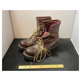 Pair Red Wing Work Boots