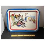 Vintage Metal Serving Tray
