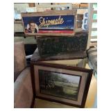 Shipmate Crate, Wooden Box & Farm Tractor Picture