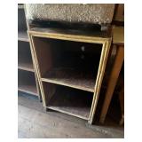 Small Open Bookcase Nightstand