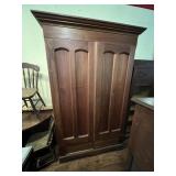 Tall Wood Wardrobe Cabinet