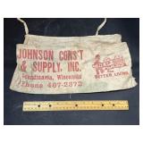Johnson Construction Feed Or Apron Bag