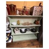 Green Wooden Shelf