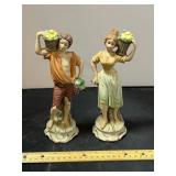 2 Figural Ceramic Statues