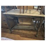 Primitive Wood Dry Sink Washstand