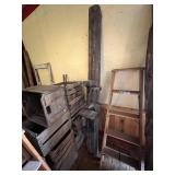 Antique Primitive Wooden Press