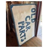 Old Car Parts Sign