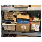Shelf Contents Of Books And Miscellaneous Items