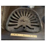 Cast Iron Tractor Seat