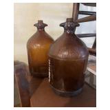 2 Hi-Lex Gallon Glass Jugs