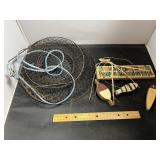 Fishing Net And Fishing Sign Lot