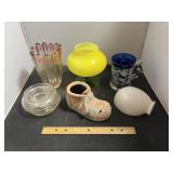 Decorative Glass Vase Lot