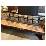 2 Black Metal Wall Shelf Racks