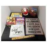 Christmas And Novelty Sign Lot