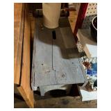 Primitive Painted Wood Step Stool