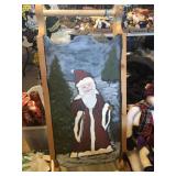 Sled Santa Decor