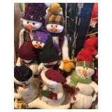 Plush Snowmen Decor