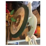 Holiday Decor - Clock, Reindeer, Snowman