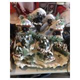 2 Holiday Town Decor Pieces