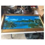 Lighted Hawaii Framed Picture