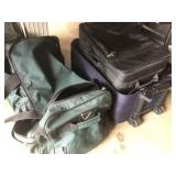 1 Duffle Bag & 2 Rolling Suitcases