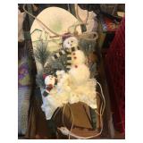 Holiday Sled Decor & Lighted Decor