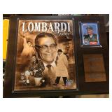 Packers Vice Lombardi Sports Card Plaque