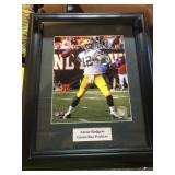 Packers Aaron Rodgers Framed Print