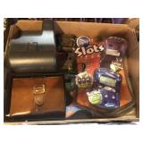 Misc Lot - Slots Handheld Game, Wallet, Etc
