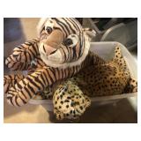 Tote Full of Large Cat Plush Toys