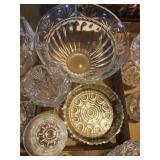 Lead Crystal Lot - Dishes, Bowl, Etc