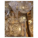 Lead Crystal Lot - Dish, Bowl, Vase, Etc