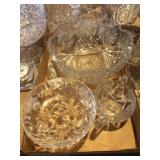 Lead Crystal Lot - Bowls, Etc